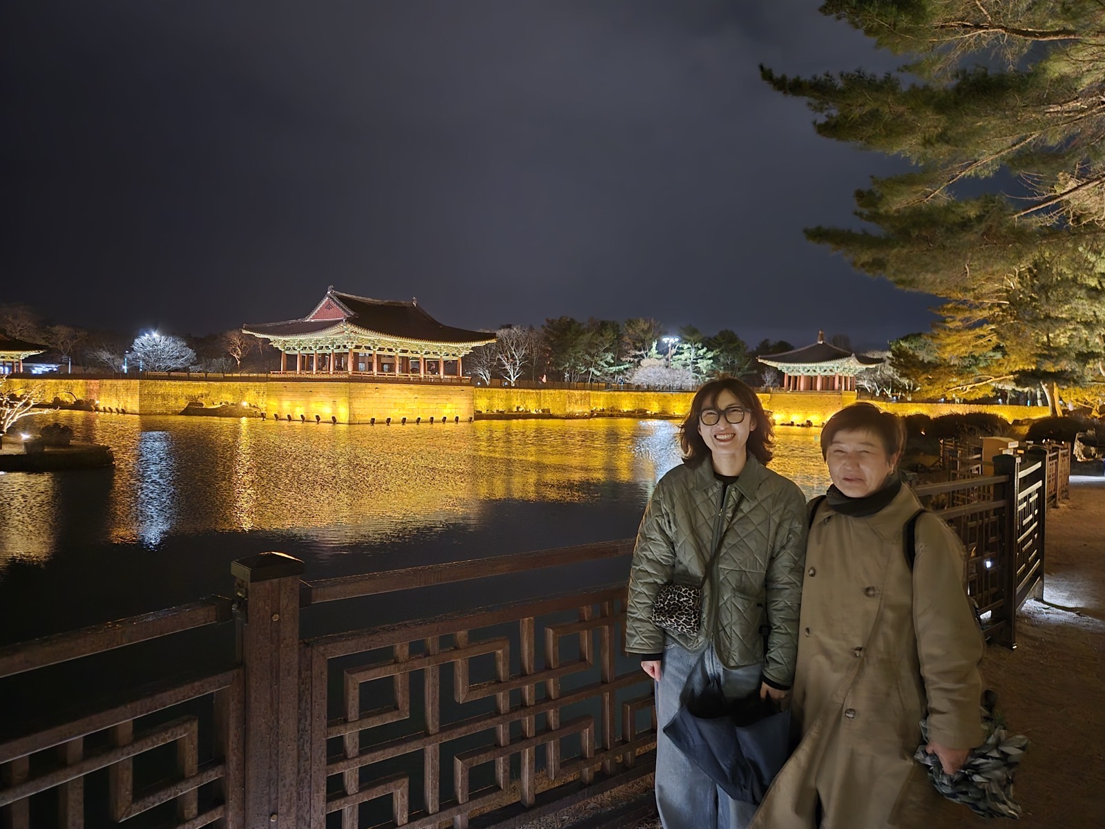月精橋の夜景